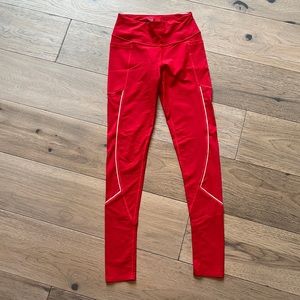 Victoria Sport red leggings XS New without tags